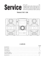 Lenoxx MC-261 Service Manual preview
