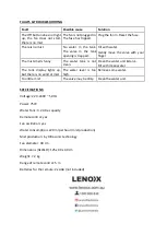 Предварительный просмотр 12 страницы Lenoxx MF550 Quick Start Manual