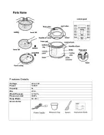 Предварительный просмотр 3 страницы Lenoxx PC600 Instruction Book