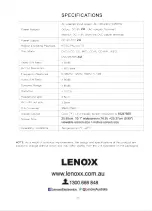 Preview for 23 page of Lenoxx PDVD1030 Instruction Manual