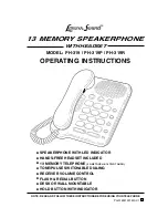 Предварительный просмотр 1 страницы Lenoxx PH-319 Operating Instructions Manual