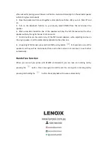 Предварительный просмотр 5 страницы Lenoxx PR3840 Manual