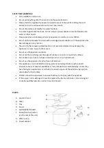 Предварительный просмотр 3 страницы Lenoxx smart PWF340 Instructions