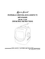 Lenoxx Sound TV-505 Operating Instructions Manual preview