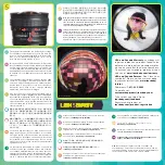 Preview for 2 page of Lensbaby CIRCULAR FISHEYE Quick Start Manual