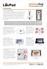 Lente Designs Armourdog LocPad ADLOC102W Installation Manual preview