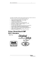 Preview for 1 page of Lenz Elektronik Digital plus Silver 10331 Manual