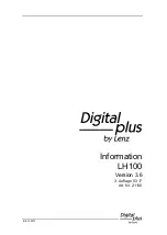 Предварительный просмотр 1 страницы Lenz Digital Plus LH100 Information Sheet