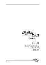 Lenz Digital plus LH101 Operating Manual предпросмотр