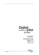 Preview for 113 page of Lenz Digital plus LH101 Operating Manual