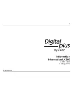 Preview for 1 page of Lenz Digital Plus LK200 Manual