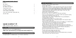 Preview for 4 page of Lenz space warmer 1.0 Operating Instructions Manual