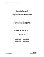 Предварительный просмотр 1 страницы Lenze AC Tech SimpleServo SS108AC User Manual