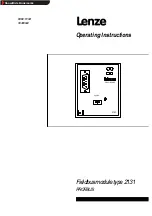 Lenze 2131 Operating Instructions Manual предпросмотр