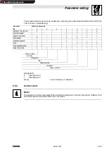 Предварительный просмотр 40 страницы Lenze 2131 Operating Instructions Manual