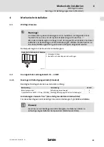 Предварительный просмотр 25 страницы Lenze 8200 vector E82CV153K4B Mounting Instructions