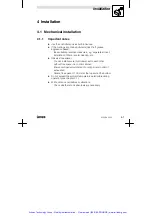 Preview for 18 page of Lenze 8201 Operating Instructions Manual