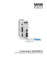 Lenze AC Tech MotionView OnBoard PositionServo ETHERNET/IP Reference Manual предпросмотр