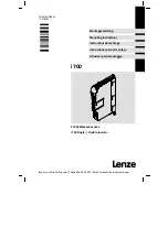 Lenze E70ACMS 4 Series Mounting Instructions предпросмотр