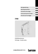 Preview for 1 page of Lenze E70ACMS4 Series Mounting Instructions