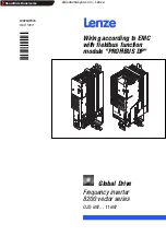 Lenze E82AF000P0CxxxXX3x1 Series Manual предпросмотр