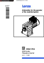 Lenze E82MV Series Information For The Operator Of The Machine preview