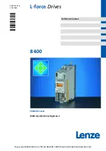 Lenze E84AVHC Series Reference Manual предпросмотр