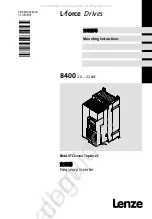 Preview for 1 page of Lenze E84AVTCE1134 Mounting Instructions