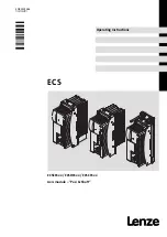 Lenze ECSCP Series Operating Instructions Manual предпросмотр