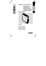 Предварительный просмотр 1 страницы Lenze EMF2180IB Mounting Instructions