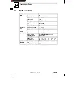 Предварительный просмотр 8 страницы Lenze EPM-H315 Operating Instructions Manual