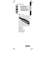 Предварительный просмотр 1 страницы Lenze ERBM100R100W Mounting Instructions