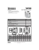 Lenze ESMD Series Manual preview