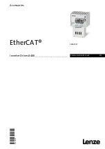 Lenze EtherCAT 8400 Communications Manual предпросмотр