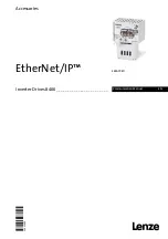 Предварительный просмотр 1 страницы Lenze EtherNet/IP E84AYCEO Communications Manual