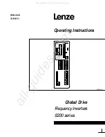 Lenze EVF8201-E Operating Instructions Manual preview