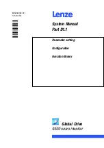 Preview for 109 page of Lenze EVS 9300 series System Manual