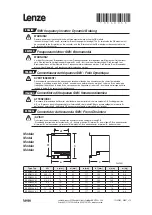 Предварительный просмотр 3 страницы Lenze EZXDB371 A1 Series User Manual