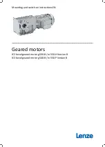 Preview for 1 page of Lenze g500-B1500 Mounting And Switch-On Instructions