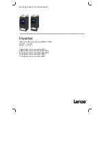 Lenze i510 protec Mounting And Switch-On Instructions preview