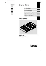 Предварительный просмотр 1 страницы Lenze L-force 8400 E84DGFC Series Mounting Instructions