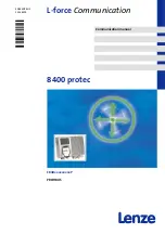 Lenze L-force 8400 protec Communications Manual предпросмотр