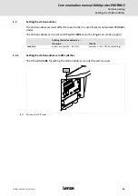 Предварительный просмотр 24 страницы Lenze L-force 8400 protec Communications Manual