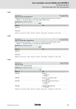 Preview for 80 page of Lenze L-force 8400 protec Communications Manual