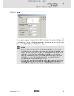 Preview for 37 page of Lenze L-force 930 Software Manual