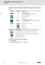 Preview for 62 page of Lenze L-force 9400 E94ASHE Series Commissioning Manual