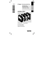 Предварительный просмотр 1 страницы Lenze L-force Communication LECOM-A Mounting Instructions