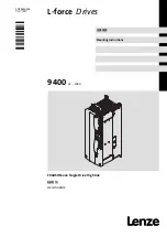 Lenze L-force Drives E94ASHE Series Mounting Instructions предпросмотр