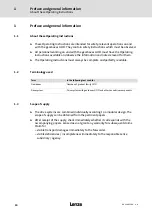 Preview for 10 page of Lenze L-force GFL Operating Instructions Manual