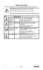 Preview for 6 page of Lenze PositionServo 940 User Manual